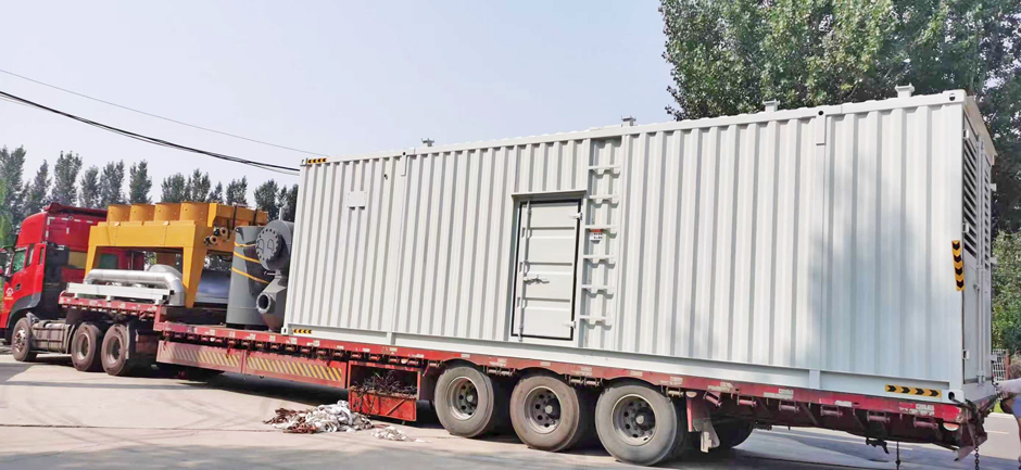 山東綠環(huán)動力800kW瓦斯發(fā)電機(jī)組啟程云南